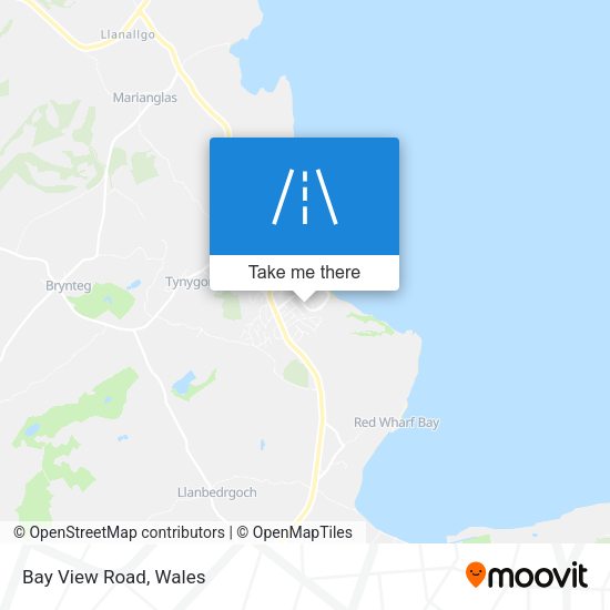 Bay View Road map