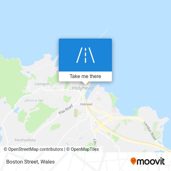 Boston Street map