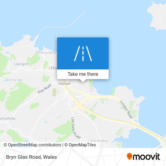 Bryn Glas Road map