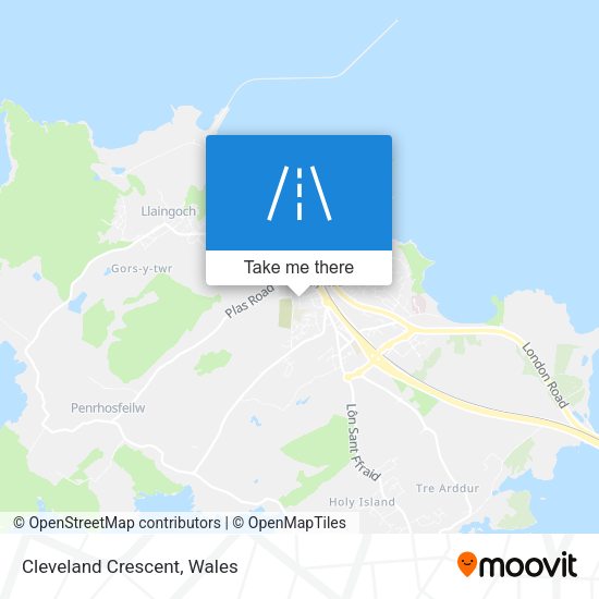 Cleveland Crescent map