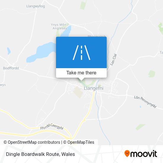 Dingle Boardwalk Route map