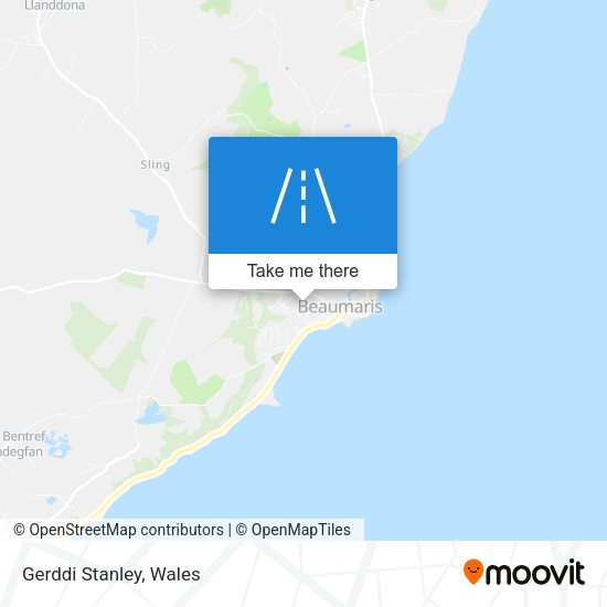 Gerddi Stanley map