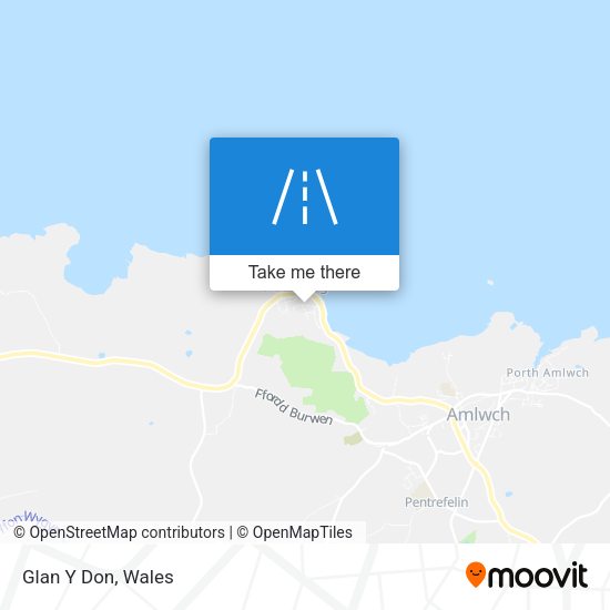 Glan Y Don map