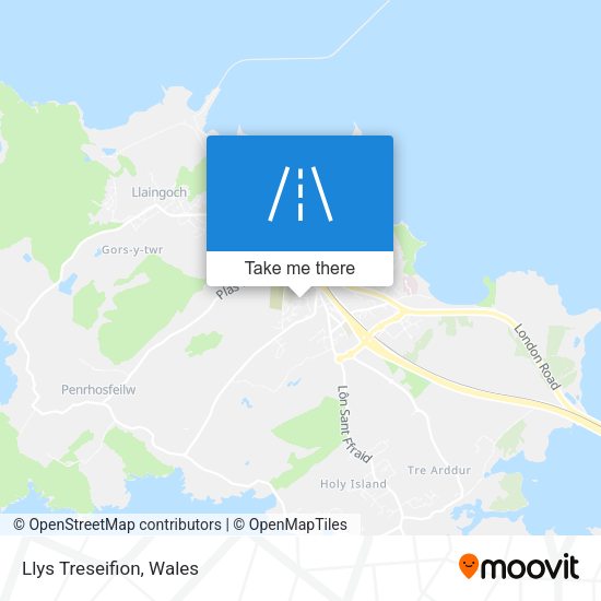 Llys Treseifion map