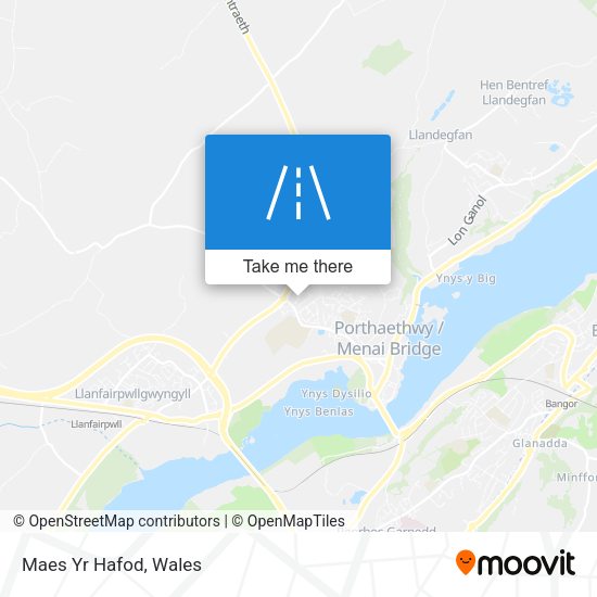 Maes Yr Hafod map
