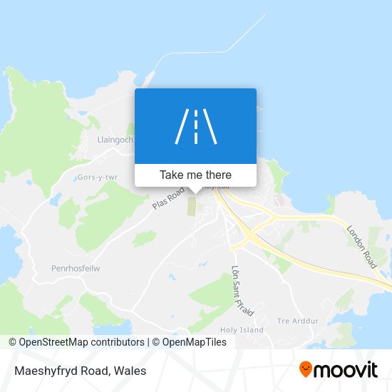 Maeshyfryd Road map