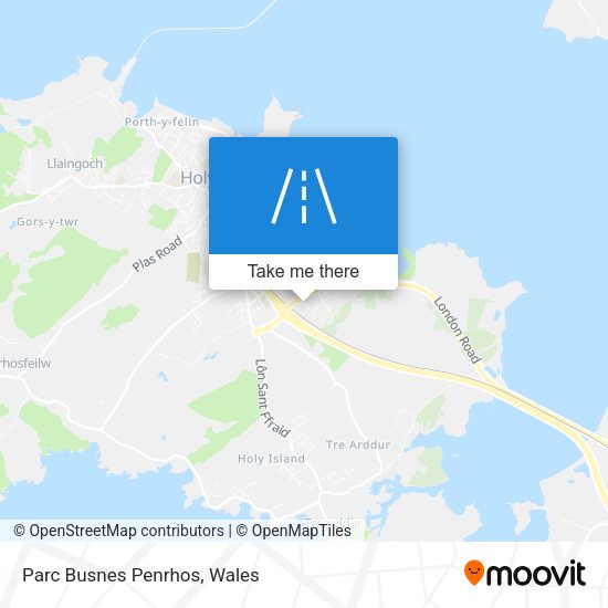 Parc Busnes Penrhos map
