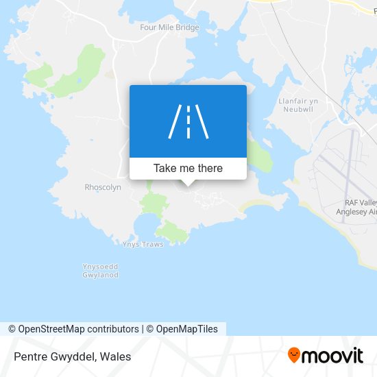 Pentre Gwyddel map
