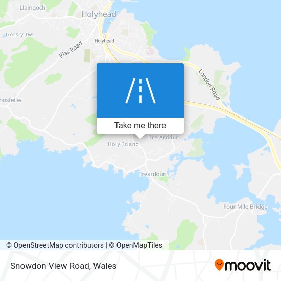 Snowdon View Road map