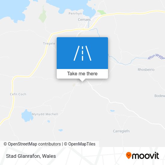 Stad Glanrafon map
