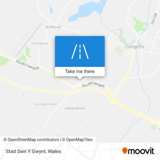 Stad Swn Y Gwynt map
