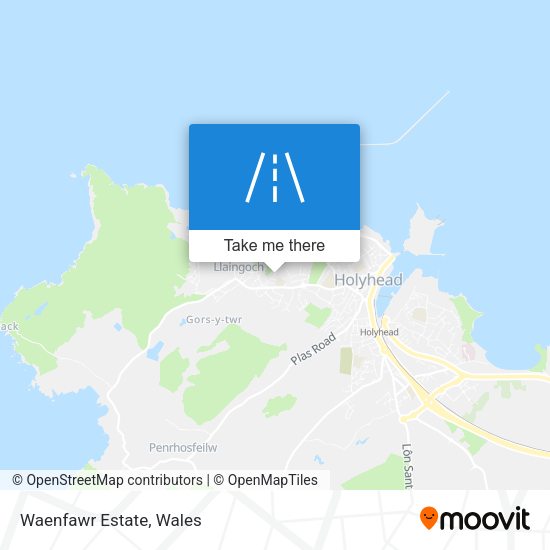 Waenfawr Estate map