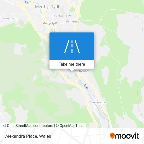 Alexandra Place map