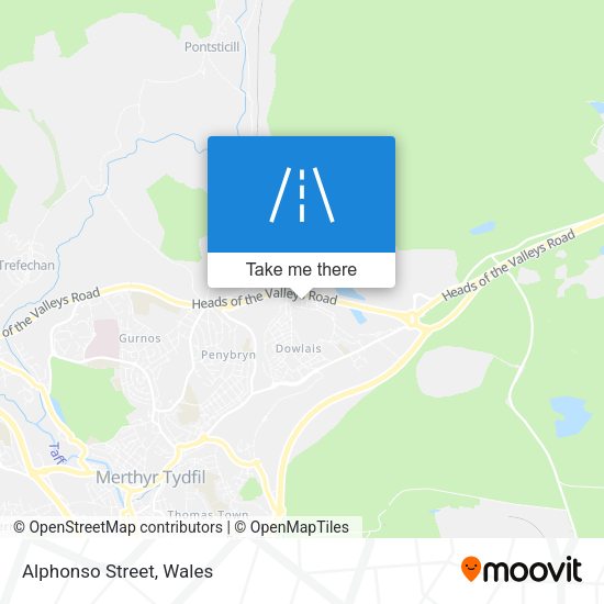 Alphonso Street map