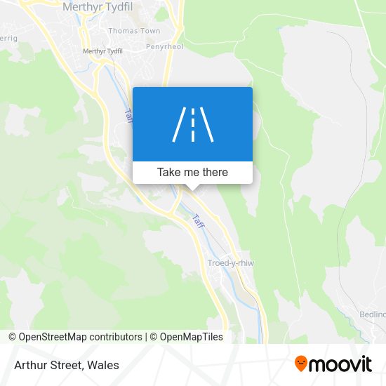 Arthur Street map