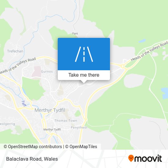 Balaclava Road map