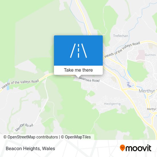 Beacon Heights map