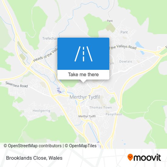 Brooklands Close map