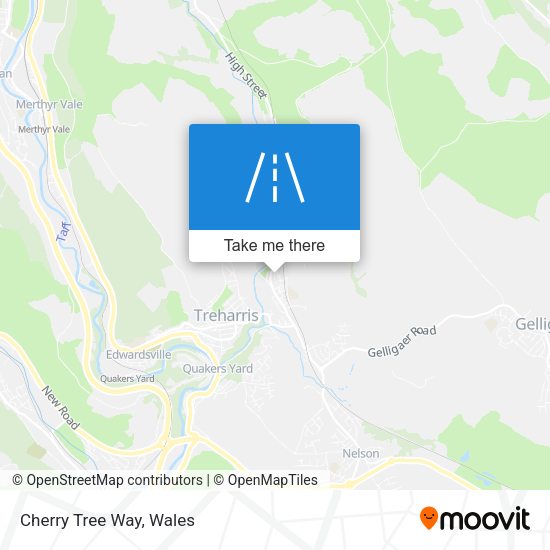 Cherry Tree Way map