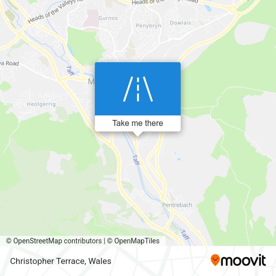 Christopher Terrace map