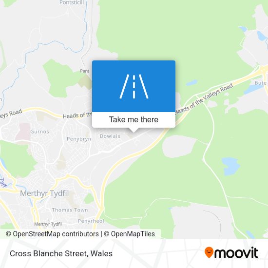 Cross Blanche Street map