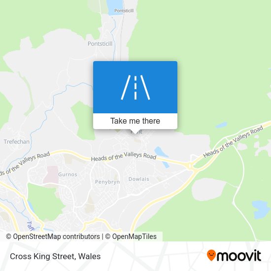 Cross King Street map