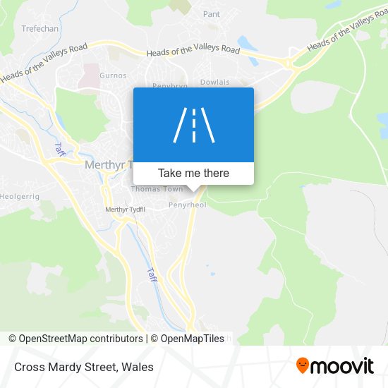 Cross Mardy Street map