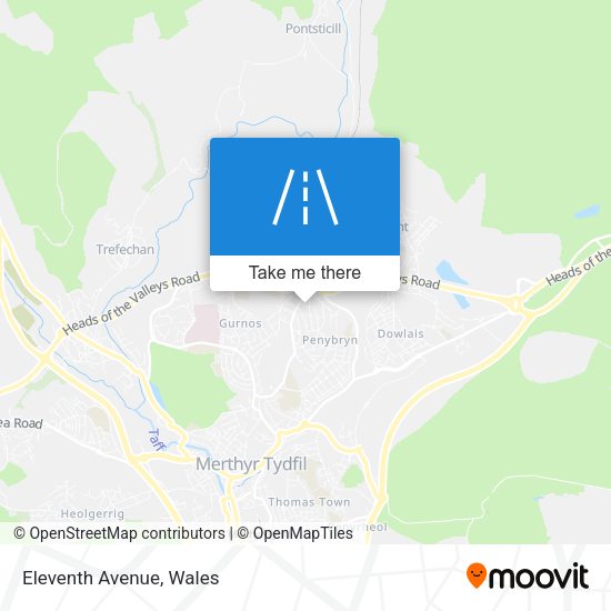 Eleventh Avenue map