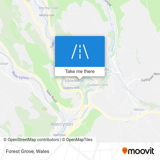 Forest Grove map