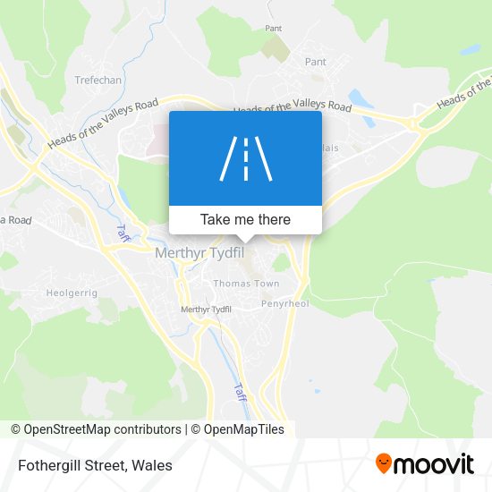 Fothergill Street map
