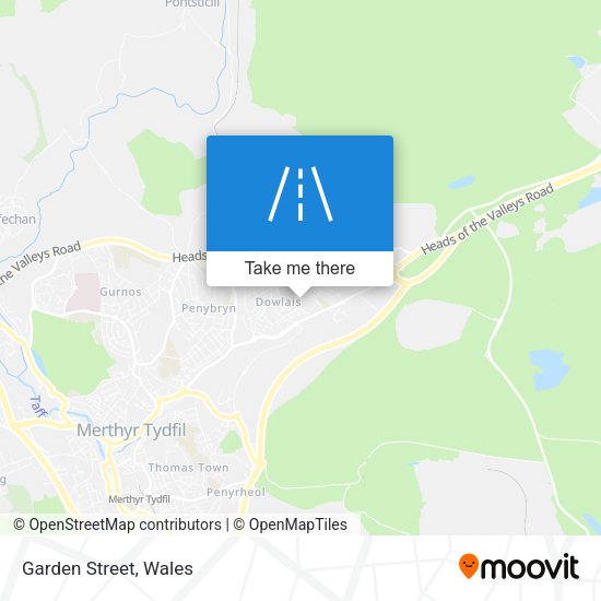 Garden Street map