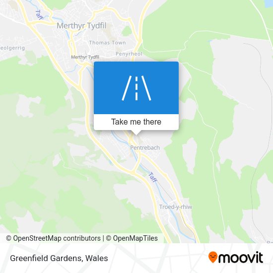 Greenfield Gardens map