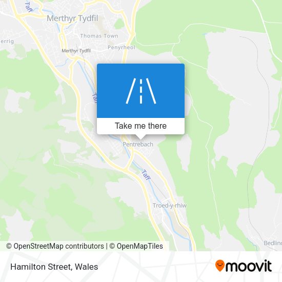 Hamilton Street map