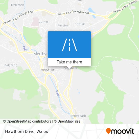 Hawthorn Drive map