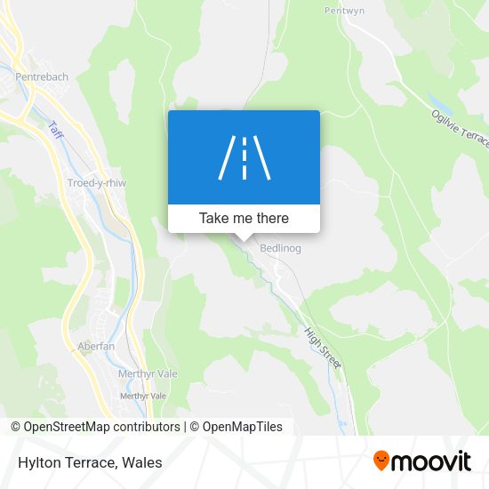 Hylton Terrace map