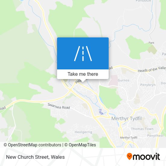New Church Street map