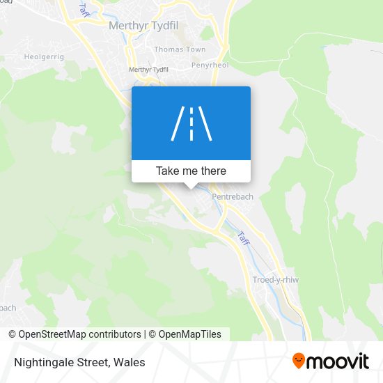 Nightingale Street map