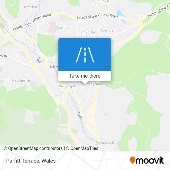 Parfitt Terrace map