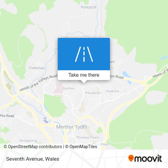 Seventh Avenue map