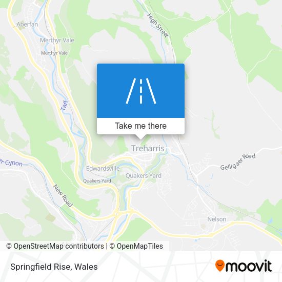 Springfield Rise map