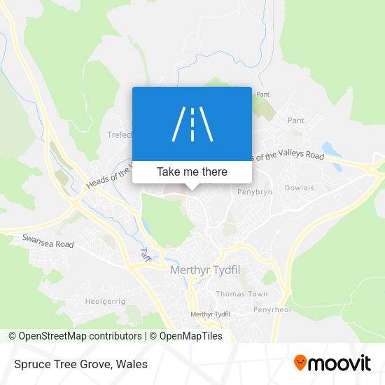 Spruce Tree Grove map
