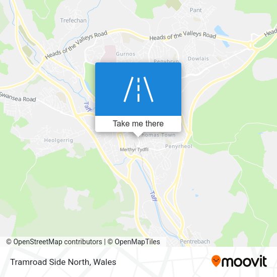 Tramroad Side North map