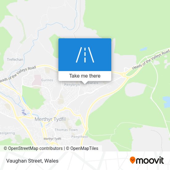 Vaughan Street map