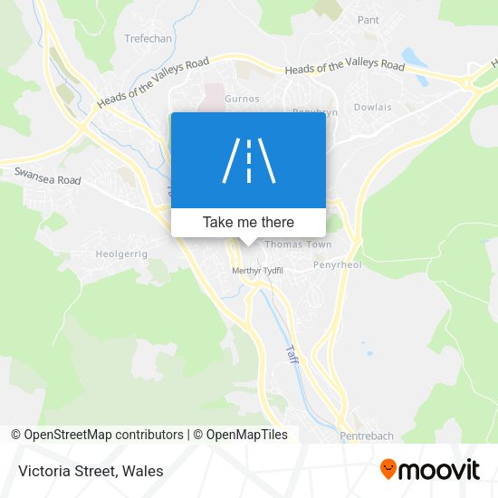 Victoria Street map