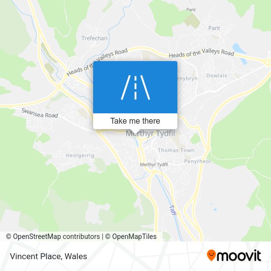 Vincent Place map
