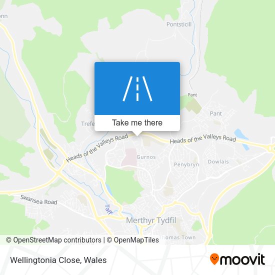Wellingtonia Close map