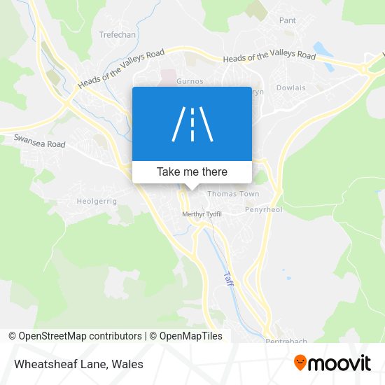 Wheatsheaf Lane map