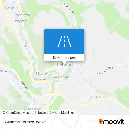 Williams Terrace map