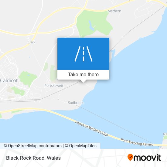 Black Rock Road map