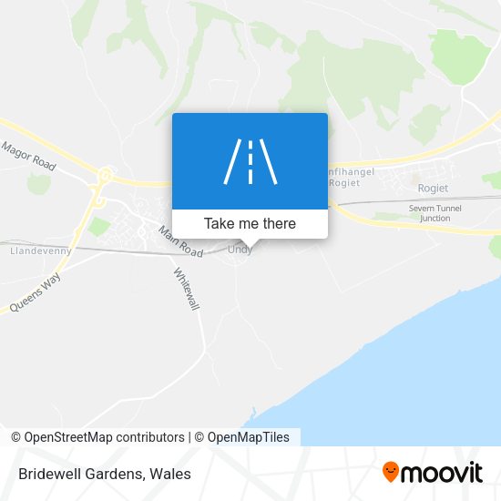 Bridewell Gardens map